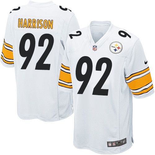 Nike Steelers #92 James Harrison White Youth Stitched NFL Elite Jersey
